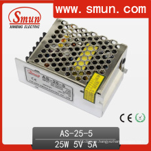 25W Small Size Switching Power Supply Single out 5V/12V/15V/24V